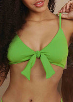 top laço verde - Coccus Bikinis